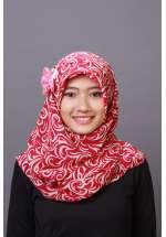 Persegi Motif Syari Pink